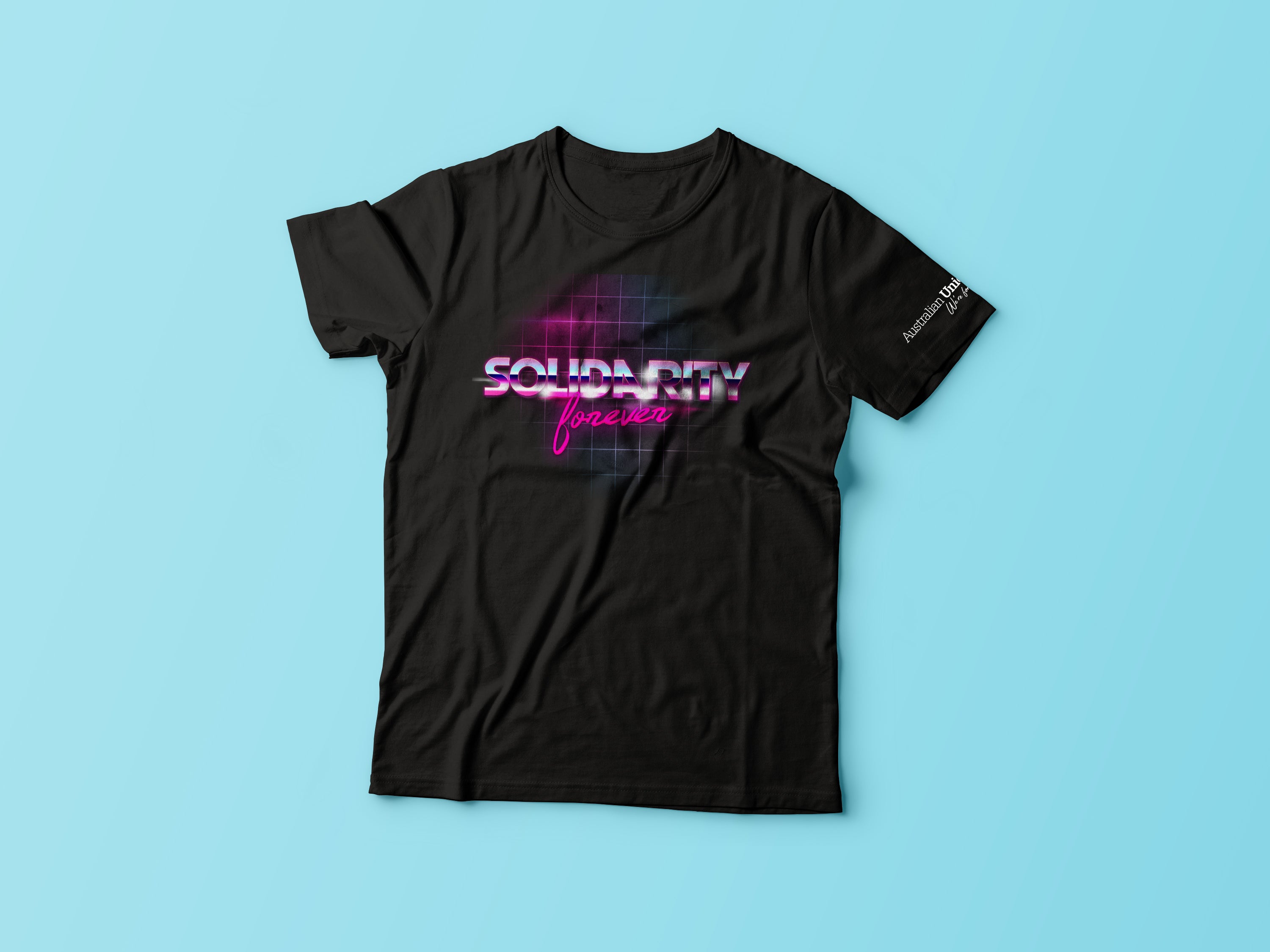 80s Synthwave Solidarity Forever T-Shirt