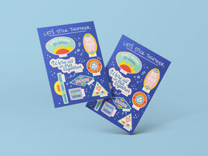 Let's Stick Together Sticker Sheet
