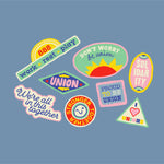 Stickers T-Shirt (Large Print)