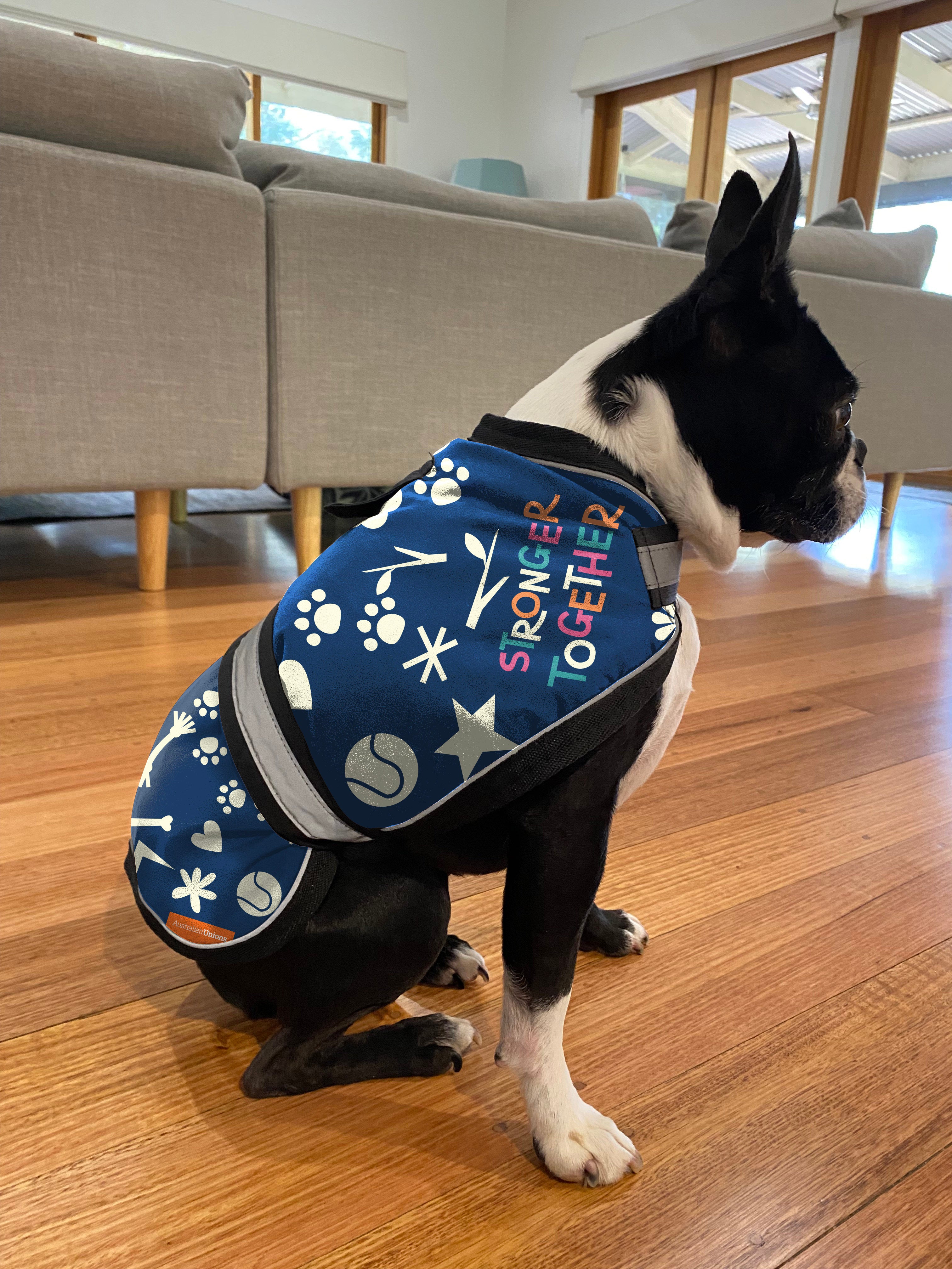 Australian Made 'Stronger Together' Dog Jackets