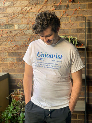 White & Blue Union-Ist T-shirt