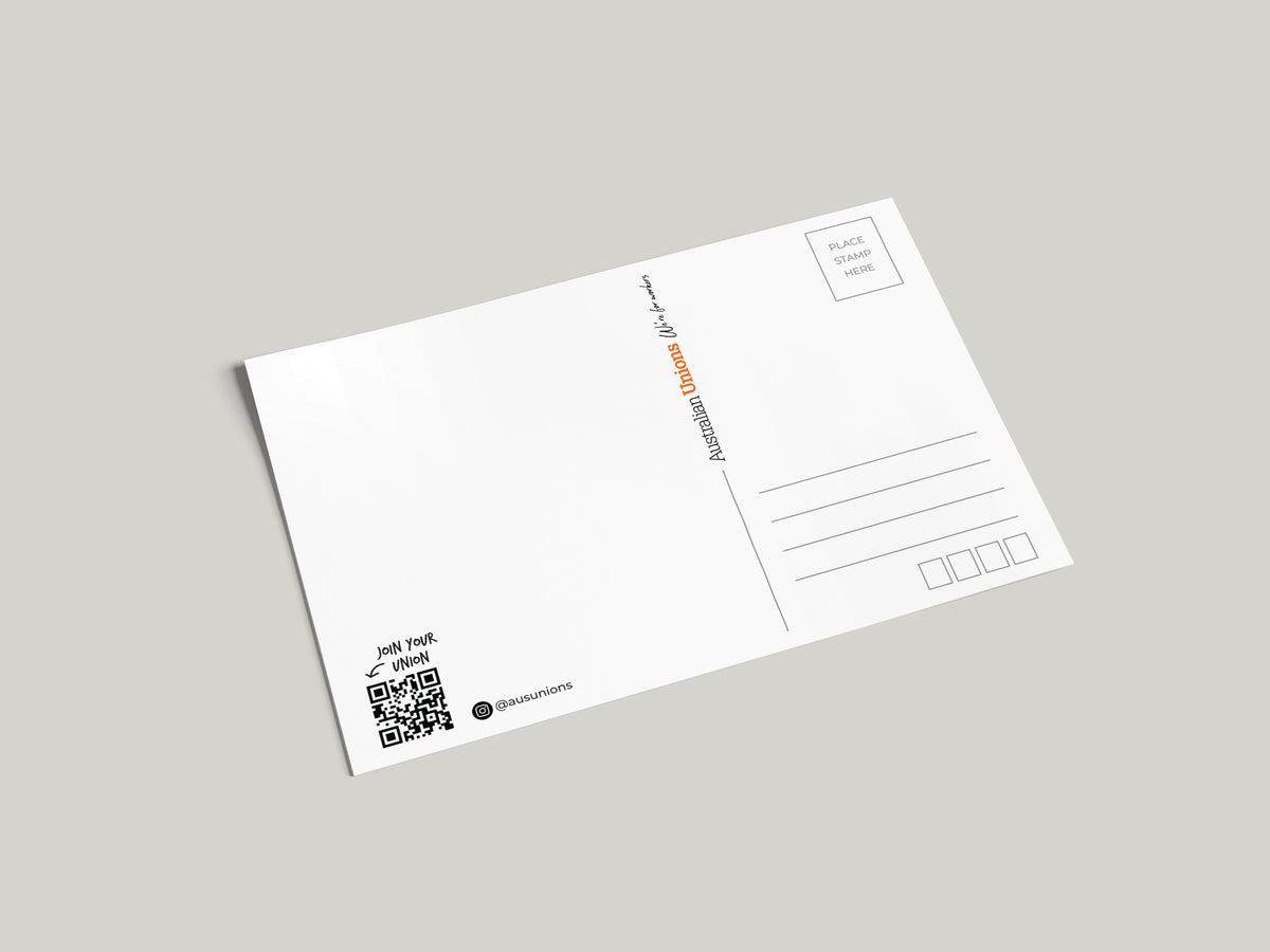 Union Postcard: You Don't Hate Mondays – Australian Unions